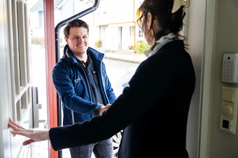 Takstmann på befaring